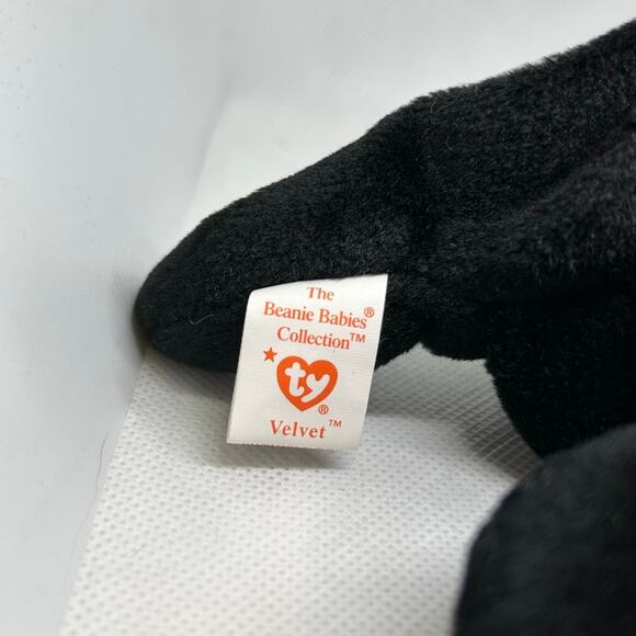 TY BEANIE BABIES VELVET the PANTHER 1995 Plush Stuffed Animal - Picture 5 of 7